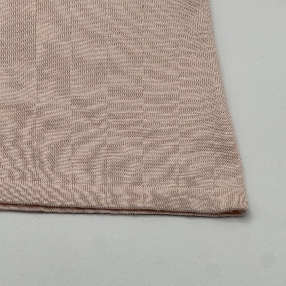 Banana Republic Pink Lace Up Cashmere Silk blend Sweater Women’s medium - Picture 4 of 8